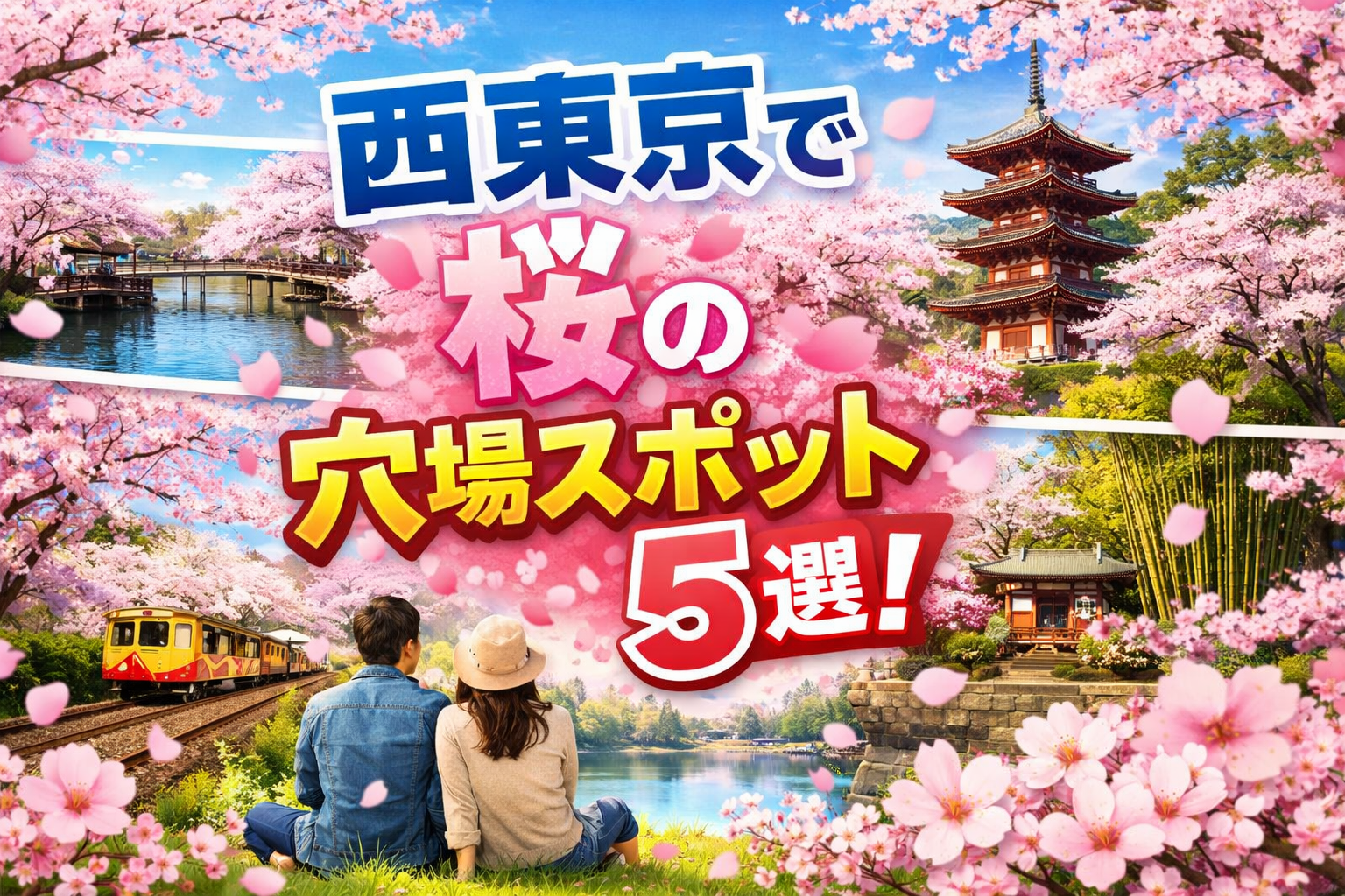 西東京で桜の穴場スポット5選！地元民が選ぶ名所を紹介